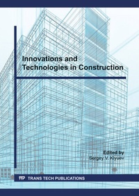 Abbildung von: Innovations and Technologies in Construction - Trans Tech Publications Ltd