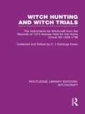 Cover: Witch Hunting and Witch Trials (RLE Witchcraft) - Routledge