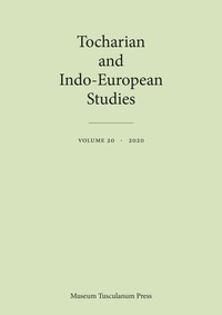 Abbildung von: Tocharian and Indo-European Studies 20: Volume 20 - Museum Tusculanum Press