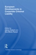 Cover: European Developments in Corporate Criminal Liability - Routledge