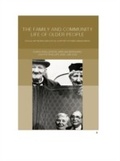 Cover: Family and Community Life of Older People - Routledge