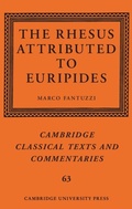 Cover: The Rhesus Attributed to Euripides - Cambridge University Press