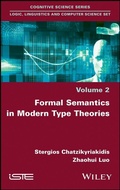Cover: Formal Semantics in Modern Type Theories - Wiley