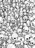 Cover: Gathering of Skulls Sketchbook - Black and White - Bunny 17 Media