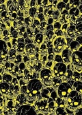 Cover: Gathering of Skulls Sketchbook - Black and Yellow - Bunny 17 Media