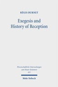 Cover: Exegesis and History of Reception - Mohr Siebeck
