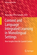 Cover: Content and Language Integrated Learning in Monolingual Settings - Springer