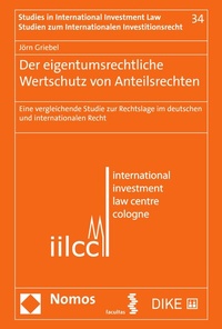 Abbildung von: Der eigentumsrechtliche Wertschutz von Anteilsrechten - Nomos