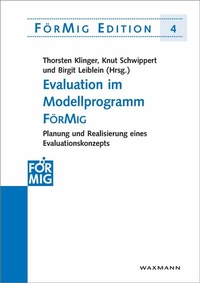 Enlarge image Cover: Evaluation im Modellprogramm FörMig - Waxmann Verlag GmbH