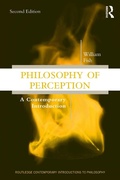 Cover: Philosophy of Perception - Routledge