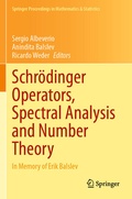 Cover: Schr&ouml;dinger Operators, Spectral Analysis and Number Theory - Springer