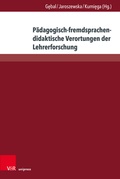 Cover: P&auml;dagogisch-fremdsprachendidaktische Verortungen der Lehrerforschung - Brill Deutschland