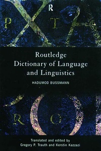 Bild vergrößern Bild: Routledge Dictionary of Language and Linguistics - Routledge
