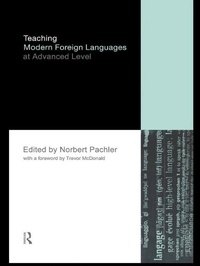Enlarge image Cover: Teaching Modern Foreign Languages at Advanced Level - Routledge