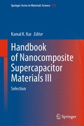 Cover: Handbook of Nanocomposite Supercapacitor Materials III - Springer