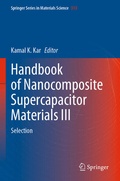 Cover: Handbook of Nanocomposite Supercapacitor Materials III - Springer