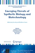 Cover: Emerging Threats of Synthetic Biology and Biotechnology - Springer