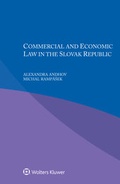 Cover: Commercial and Economic law in the Slovak Republic - Kluwer Law International
