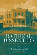 Cover: Rational Dissenters in Late Eighteenth-Century England - De Gruyter