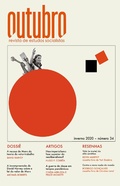 Cover: Revista Outubro - Inverno 2020 - Autonomia Liter&aacute;ria