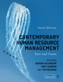 Cover: Contemporary Human Resource Management - SAGE Publications Ltd