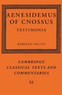 Cover: Aenesidemus of Cnossus - Cambridge University Press