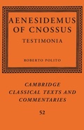 Cover: Aenesidemus of Cnossus - Cambridge University Press