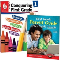 Enlarge image Cover: Conquering First Grade Together: 2-Book Set - Shell Educational Publishing