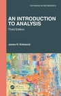 Cover: An Introduction to Analysis - Chapman & Hall/CRC
