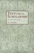Cover: Textual Scholarship - Routledge