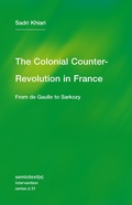 Cover: The Colonial Counter-Revolution - Semiotext(e)