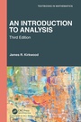 Cover: An Introduction to Analysis - Chapman & Hall/CRC