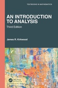 Cover: An Introduction to Analysis - Chapman & Hall/CRC