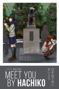 Cover: Meet You By Hachiko (Sakura+Maple, #1) - Sakura+Maple