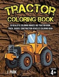 Cover: Tractor Coloring Book for Kids Ages 4-8 - Charlie Creative Lab