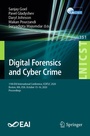 Cover: Digital Forensics and Cyber Crime - Springer