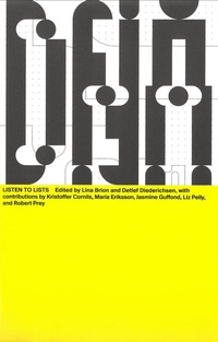 Abbildung von: Listen to Lists - Spector Books