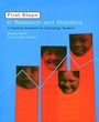 Cover: First Steps In Research and Statistics - Routledge