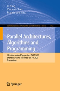 Enlarge image Cover: Parallel Architectures, Algorithms and Programming - Springer