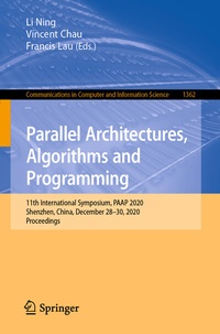 Enlarge image Cover: Parallel Architectures, Algorithms and Programming - Springer