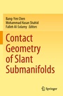Cover: Contact Geometry of Slant Submanifolds - Springer