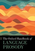 Cover: The Oxford Handbook of Language Prosody - OUP eBook