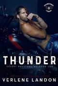 Cover: Thunder (Desert Phantoms MC, #1) - Verlene Landon