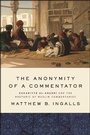 Cover: The Anonymity of a Commentator - De Gruyter