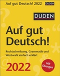 Cover: Duden Auf gut Deutsch! Kalender 2022 - Harenberg