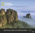Cover: Deutschlands Naturparadiese National Geographic Kalender 2022 - Harenberg