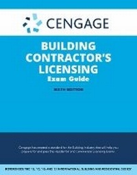 Enlarge image Cover: Cengage Building Contractor's Licensing Exam Guide - Delmar Cengage Learning