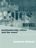 Cover: Postmodernity, Ethics and the Novel - Routledge