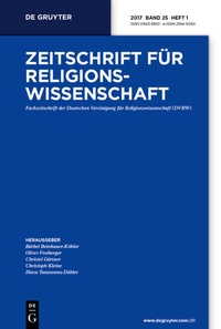 Bild: Zeitschrift für Religionswissenschaft - De Gruyter