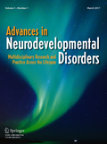 Abbildung von: Advances in Neurodevelopmental Disorders - Springer